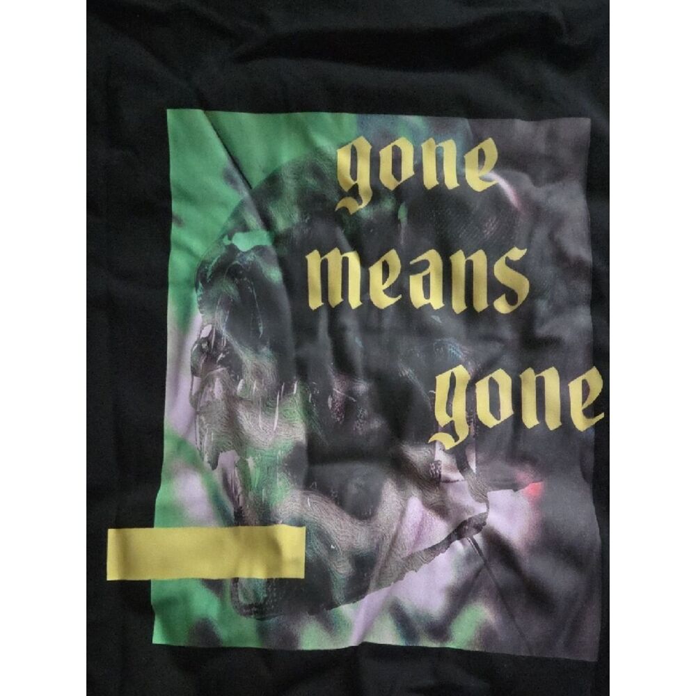 Black Hoodie with Yellow Logo - Picture 3 of 4